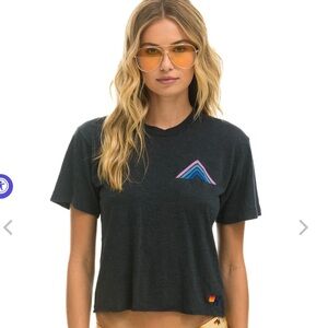 Aviator Nation Mountain Stitch Boyfriend Tee - NWOT size XS